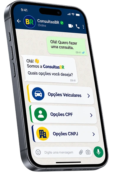 Evite golpes ao comprar seu seminovo. Descubra o histórico completo do carro pelo WhatsApp.